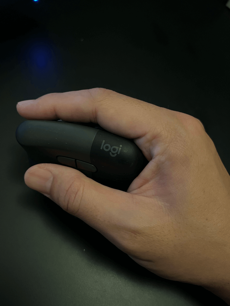 logicoolのLIFT M800GT 握ったところ