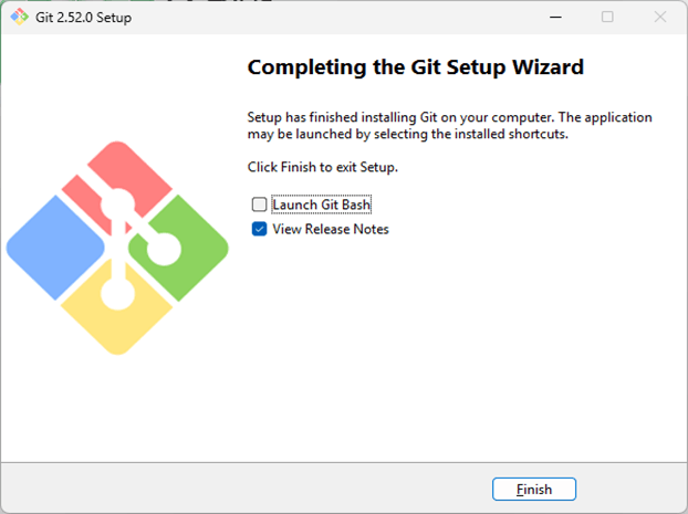Synology DS220+ Git Server Completing the Git Setup Wizard