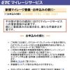 ＥＴＣマイレージサービス／お申込みの前に